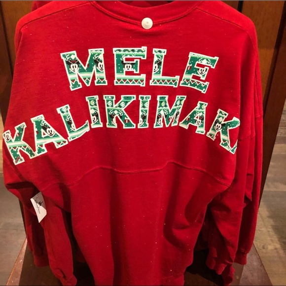 Disney Tops - Disney Aulani MELE KALIKIMAKA Spirit Jersey NWT